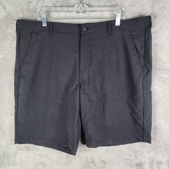 Men's Black George Stretch Shorts 11" Inseam Size 40 - Picture 2 of 13